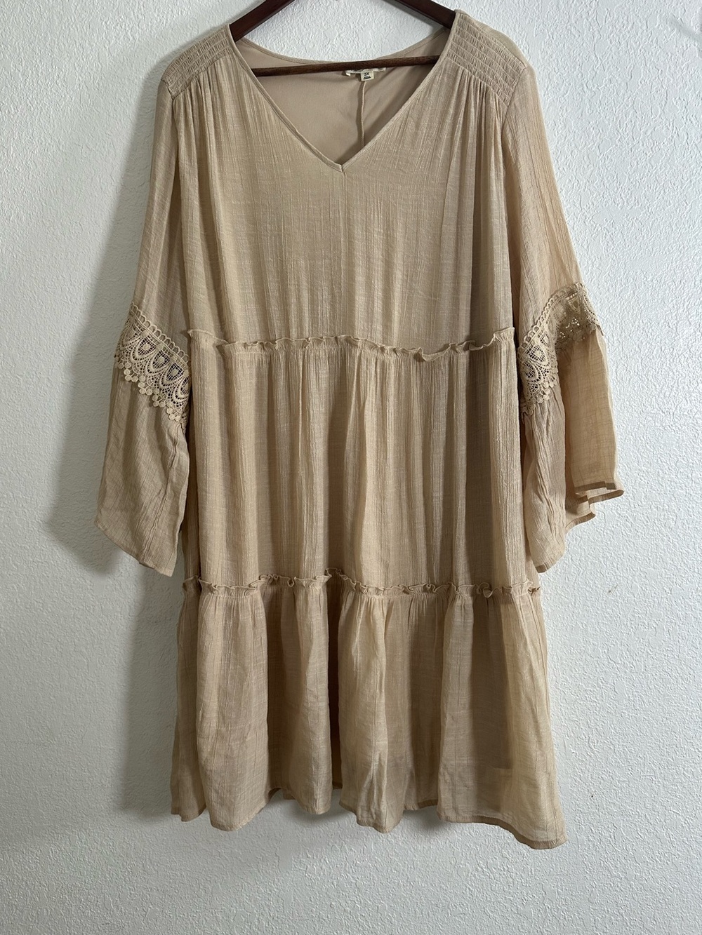 Indigo Rose Bohemian Babydoll Dress Size 3X